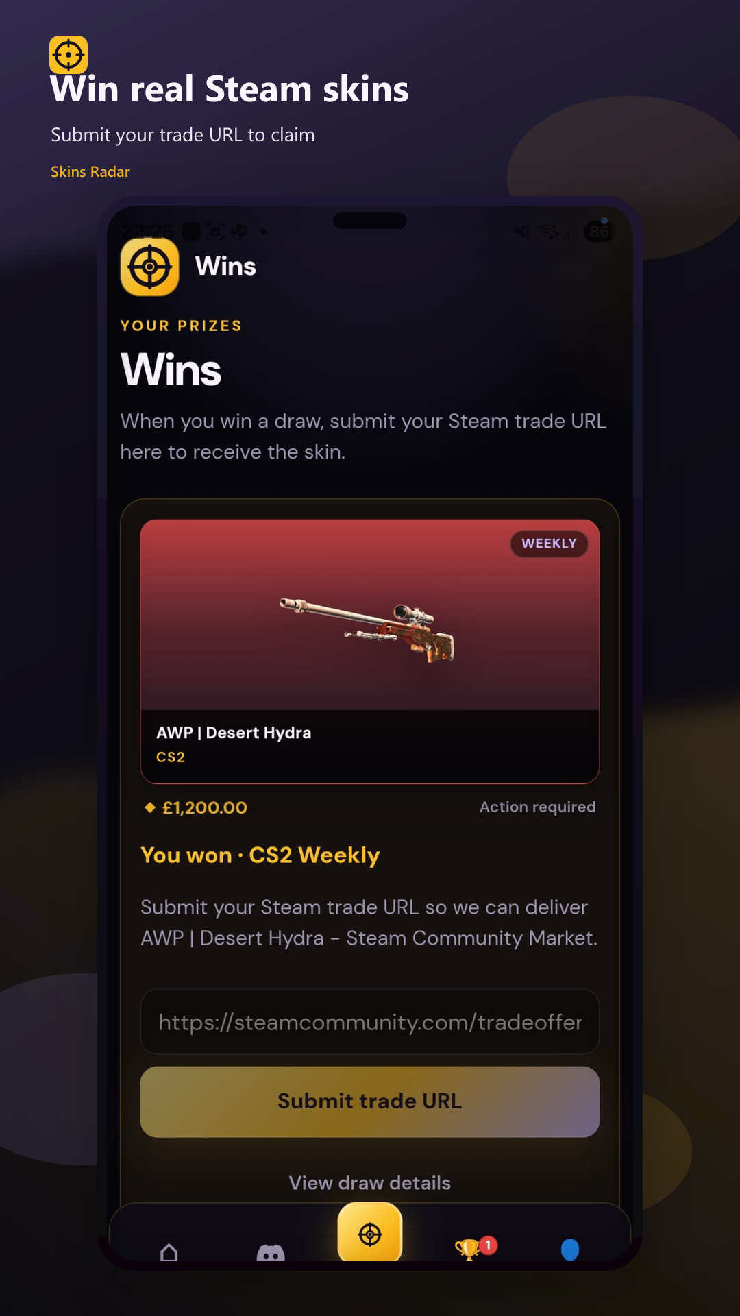 Wins — claim your prize